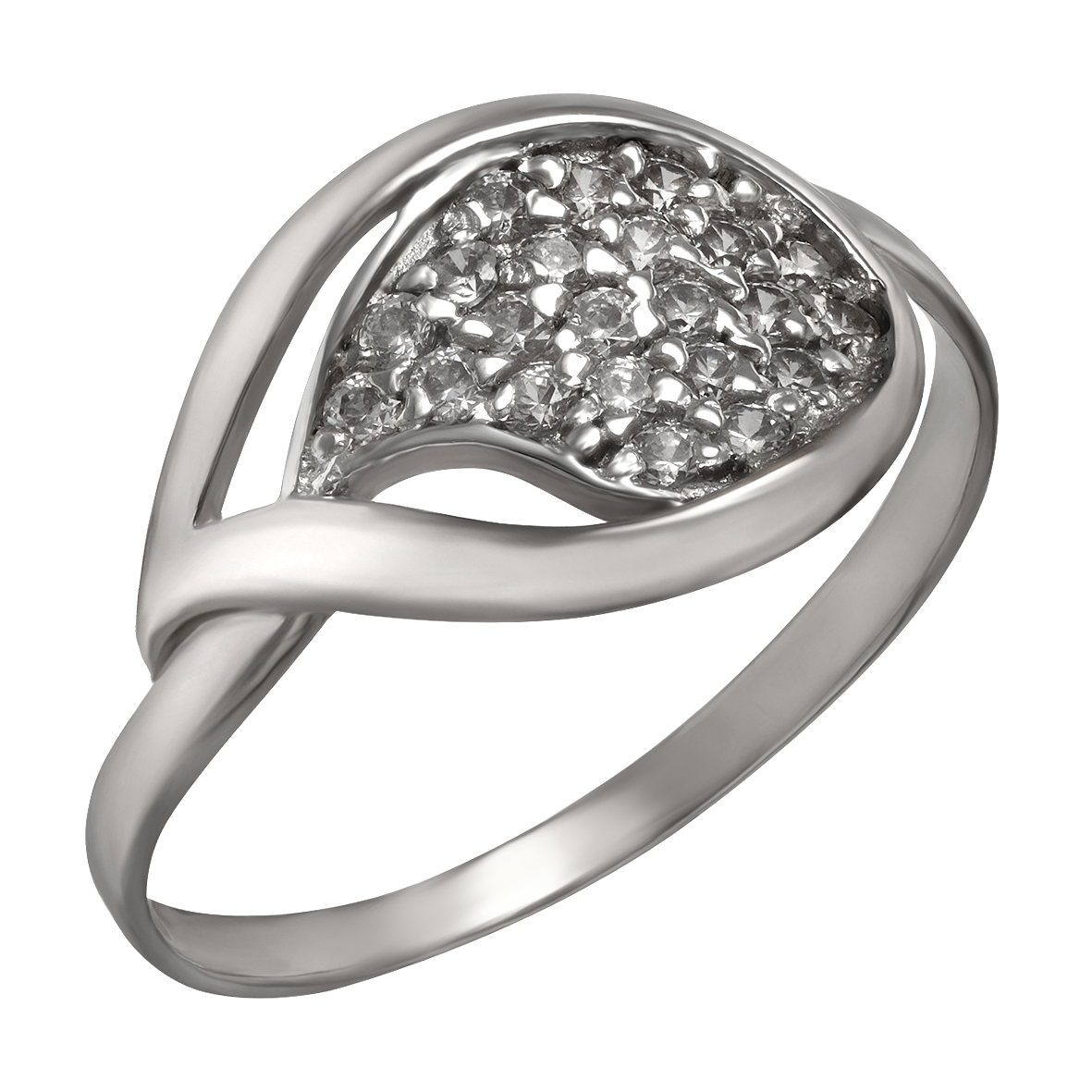 

Серебряное кольцо с фианитами Tango Jewellery Company 320718С размер 17.5
