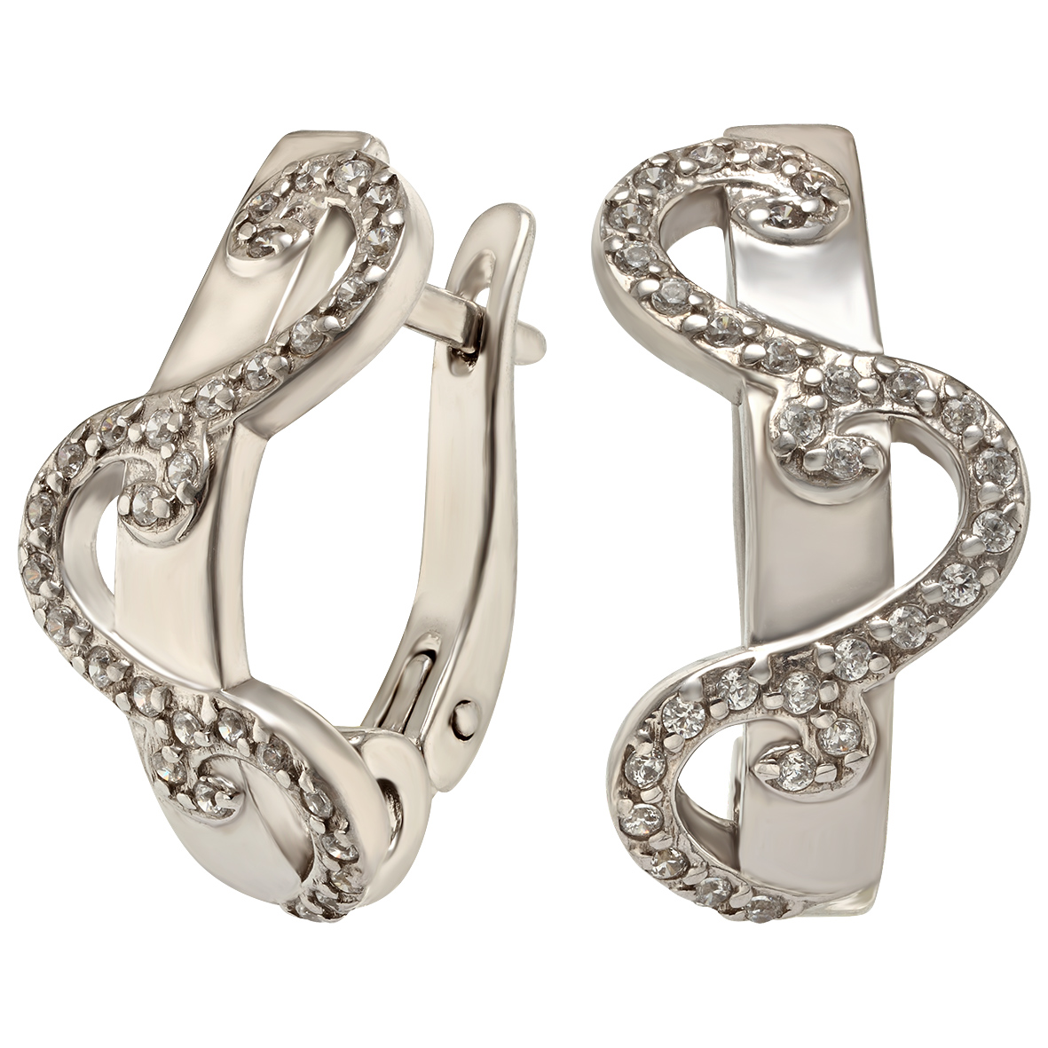 

Серебряные серьги с фианитами Tango Jewellery Company 420794С
