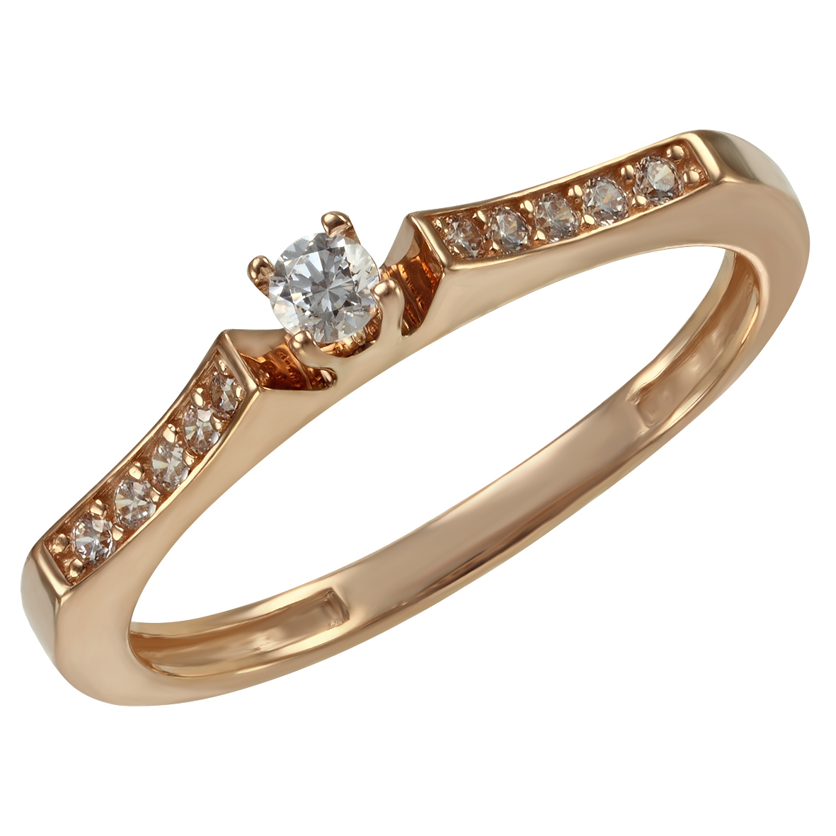

Золотое кольцо "Свидание любви" с фианитами Tango Jewellery Company 380395 размер 16.5