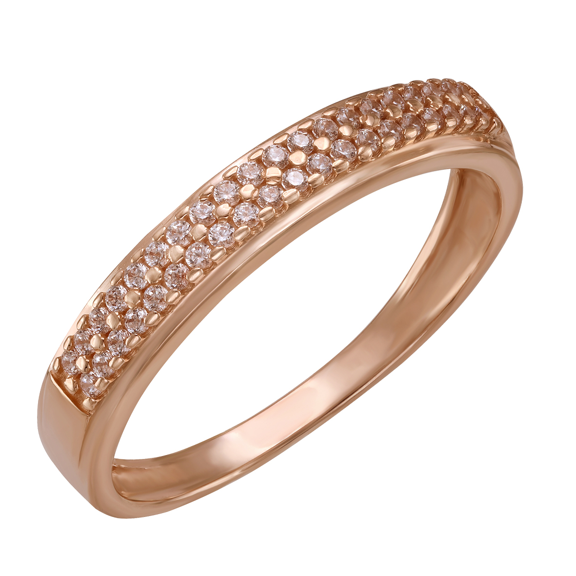 

Золотое кольцо с фианитами Tango Jewellery Company 380452 размер 17