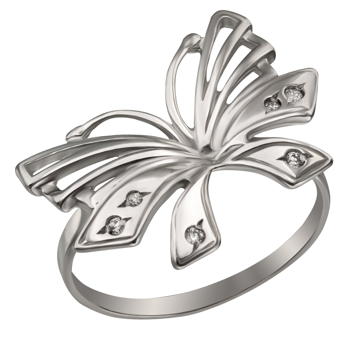 

Серебряное кольцо с фианитами Tango Jewellery Company 320443С размер 16.5