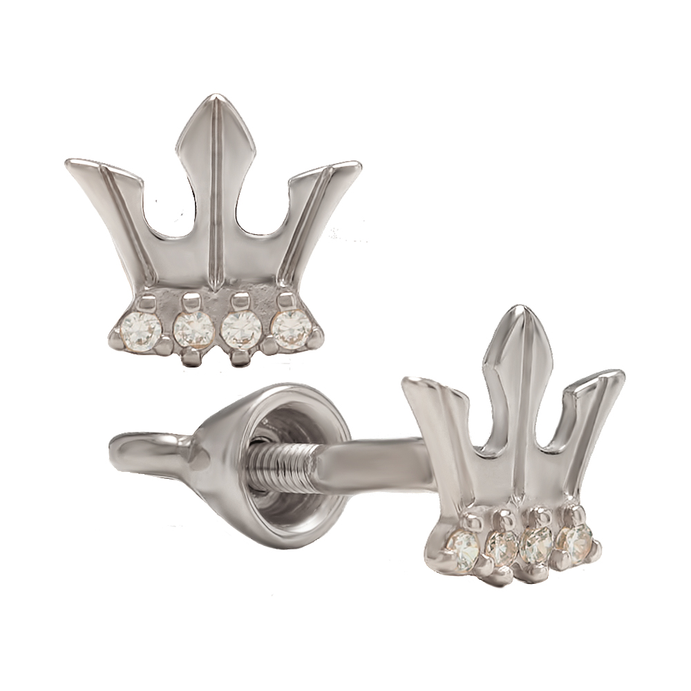 

Серебряные пуссетыс фианитами Tango Jewellery Company 520284С