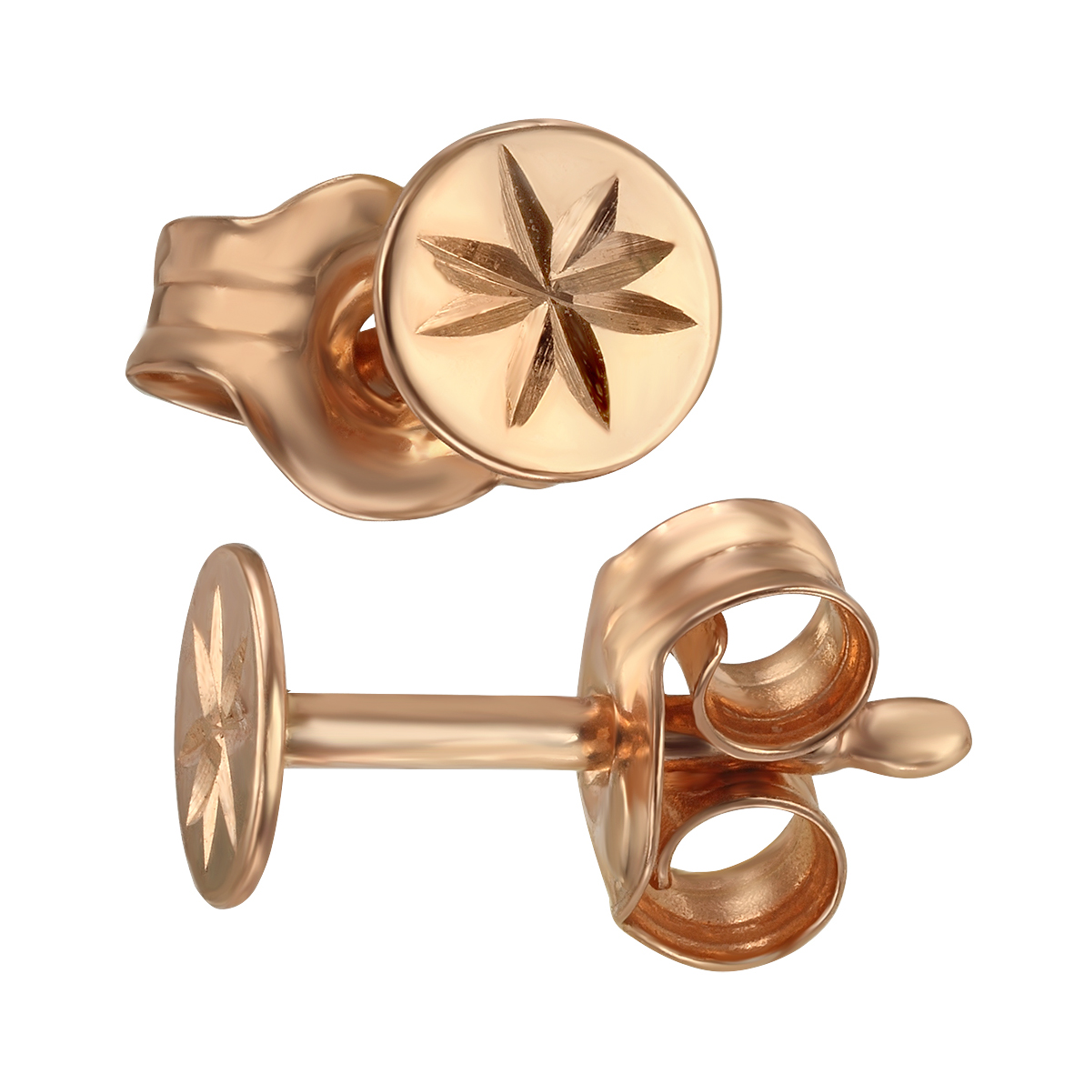 

Золотые пуссеты Tango Jewellery Company 580018