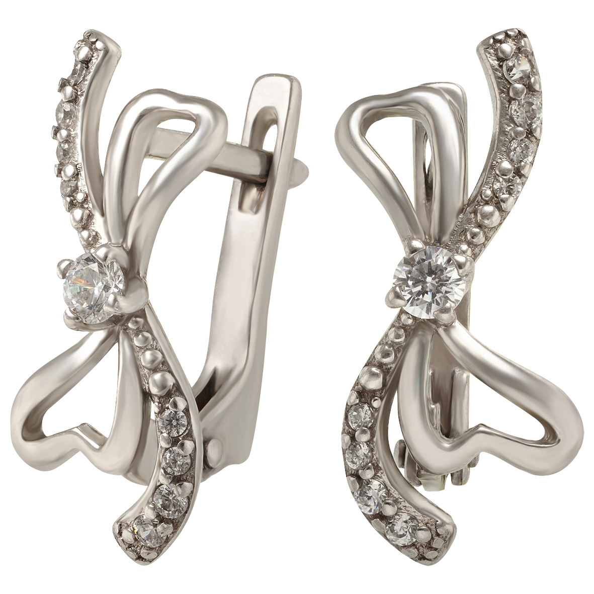 

Серебряные серьги с фианитами Tango Jewellery Company 420972С