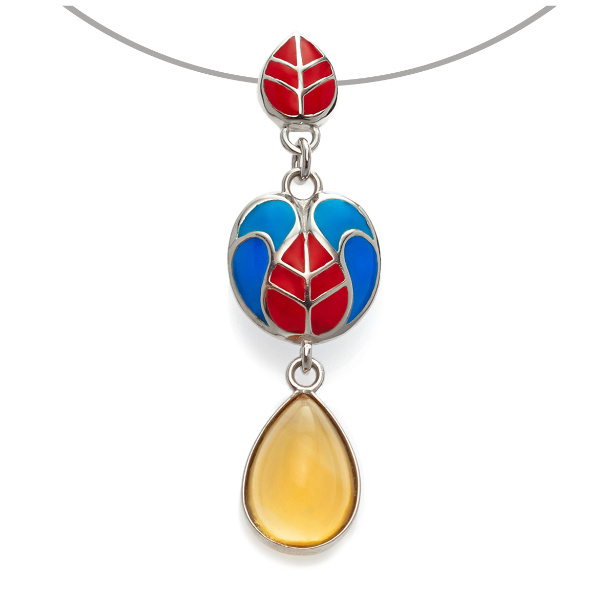 

Серебряная подвеска с эмалью Tango Jewellery Company 160341А