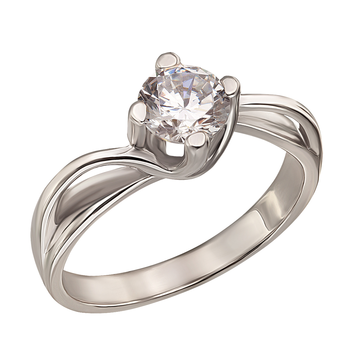 

Серебряное кольцо с фианитом Tango Jewellery Company 320610С размер 18