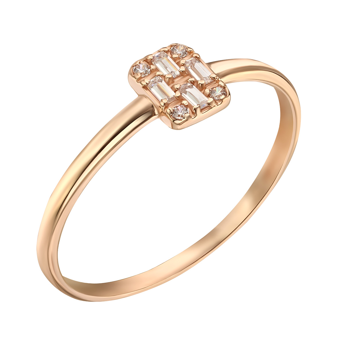 

Золотое кольцо с фианитами Tango Jewellery Company 380600 размер 17.5