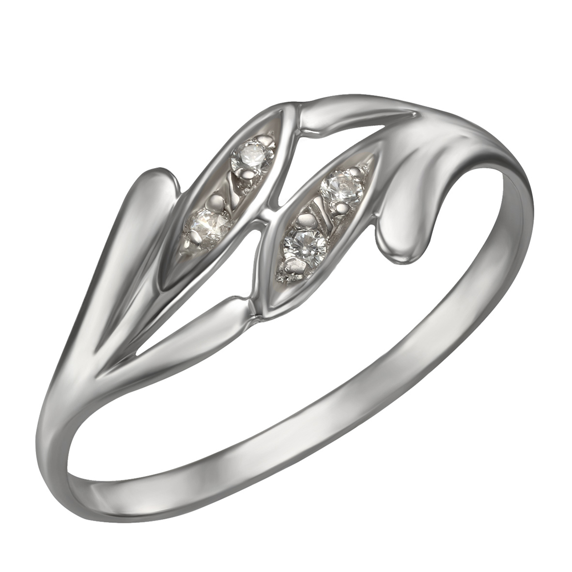 

Серебряное кольцо с фианитами Tango Jewellery Company 320302С размер 19
