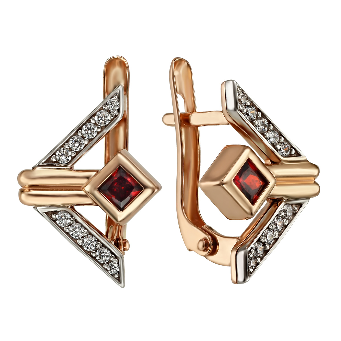 

Серьги из золота с фианитами Tango Jewellery Company 430959