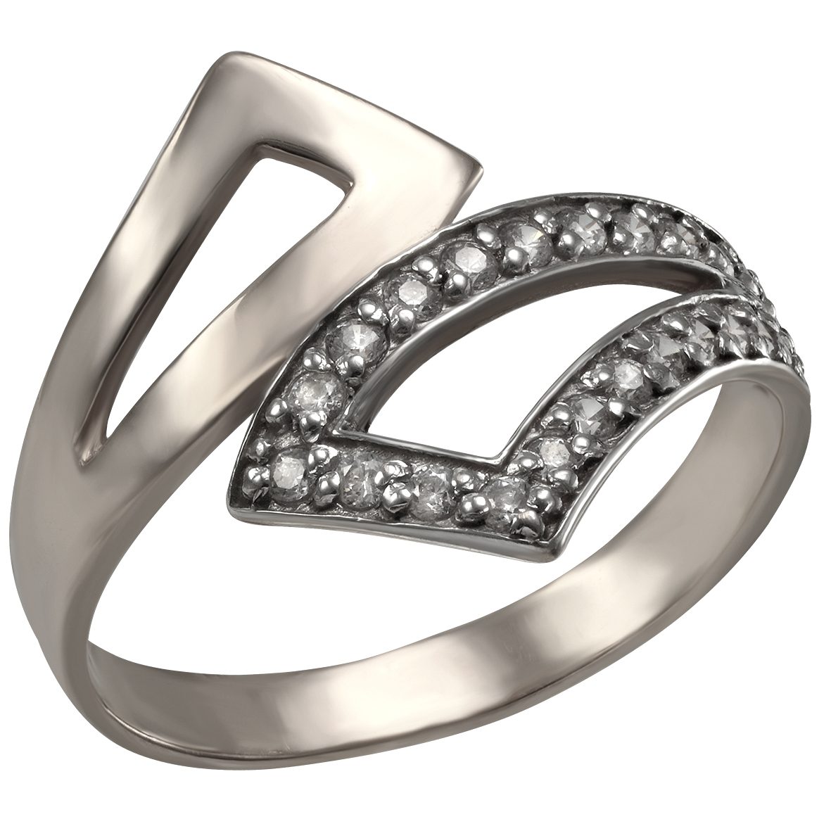 

Серебряное кольцо с фианитами Tango Jewellery Company 320859С размер 16