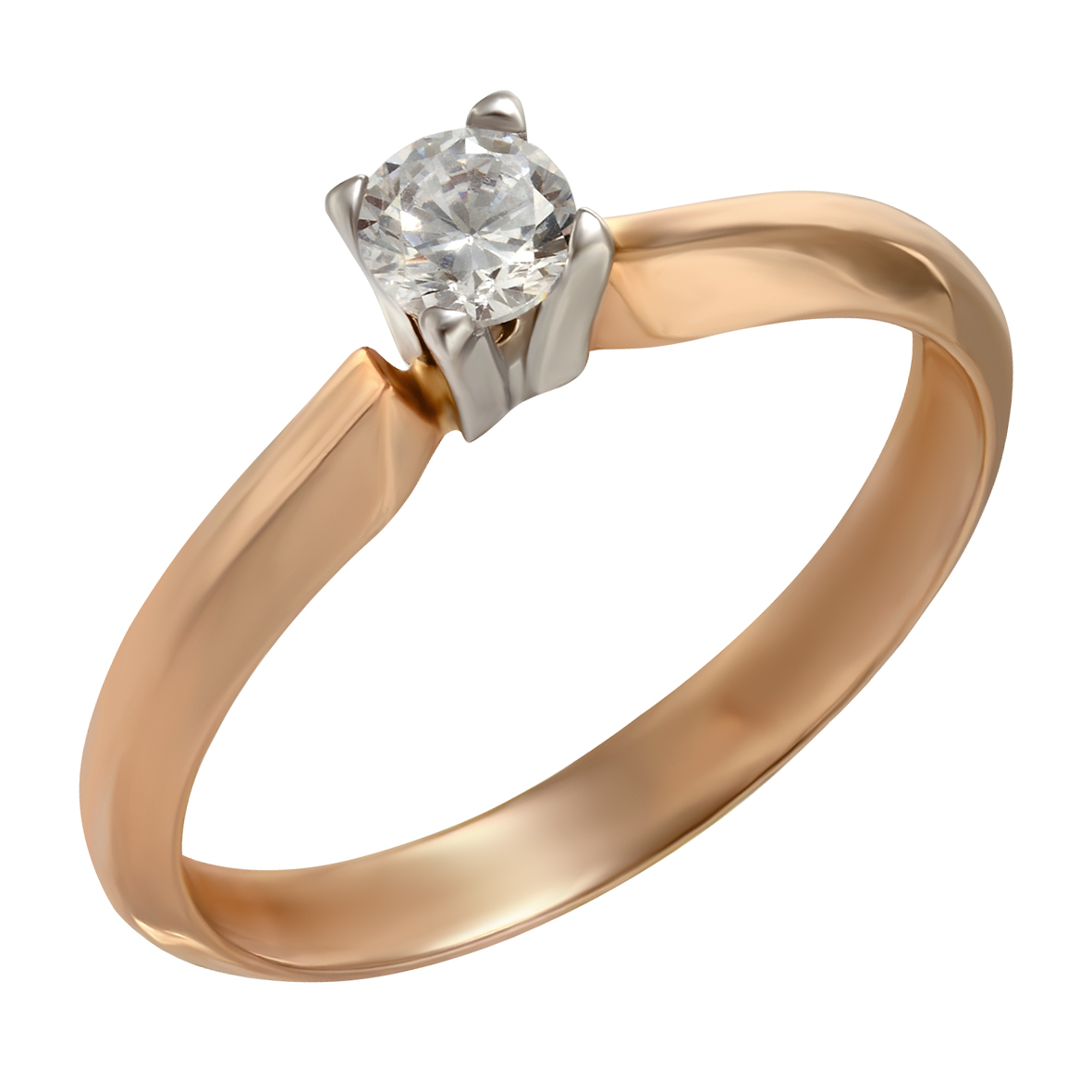 

Золотое кольцо с фианитом Tango Jewellery Company 330086 размер 16