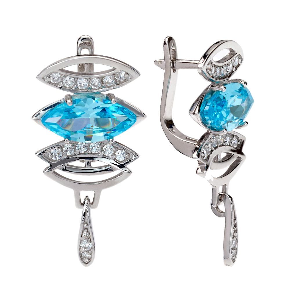 

Серебряные серьги с фианитами Tango Jewellery Company 430741С
