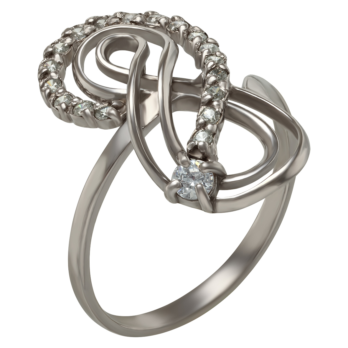 

Серебряное кольцо с фианитами Tango Jewellery Company 330888С размер 16