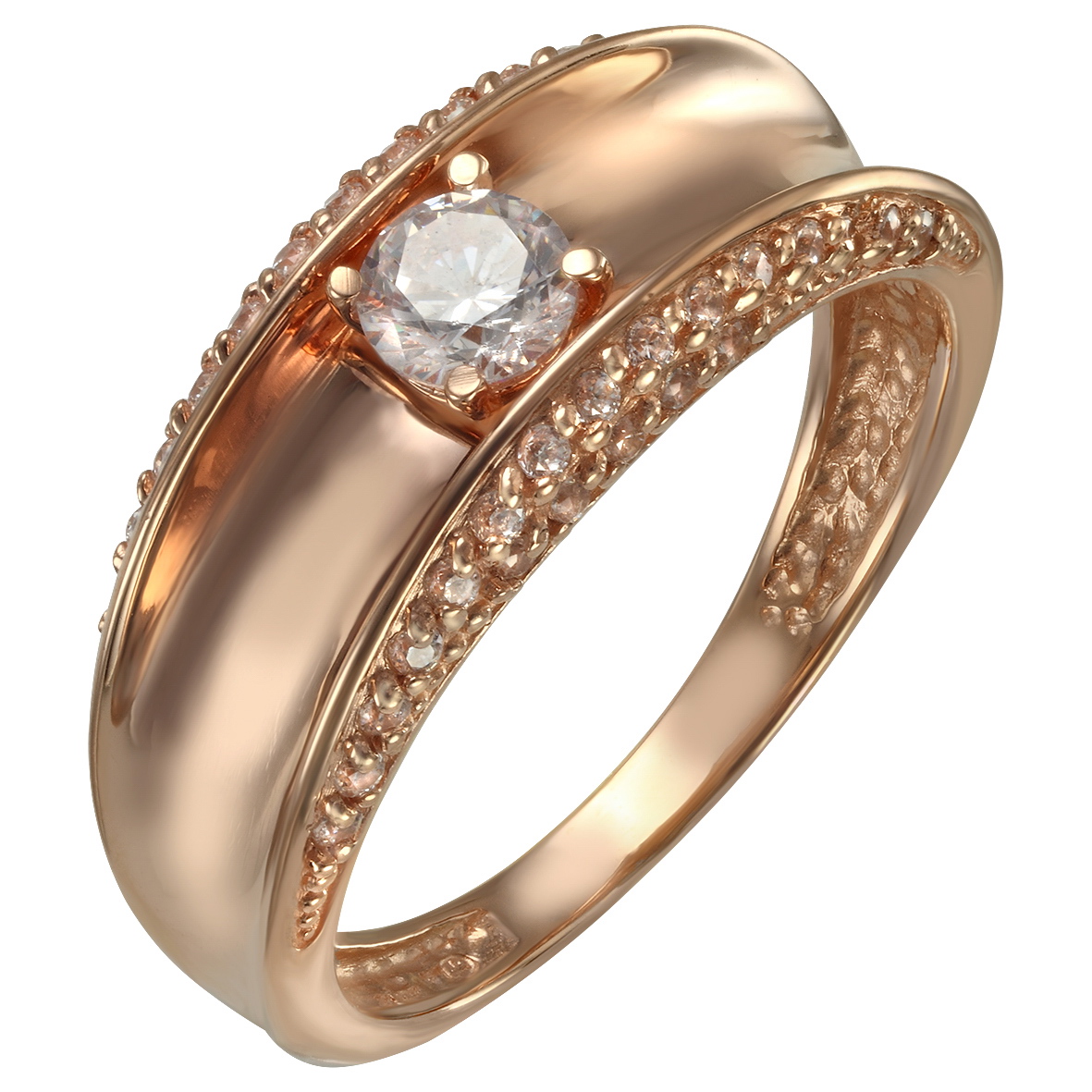 

Золотое кольцо с фианитами Tango Jewellery Company 380178 размер 18.5