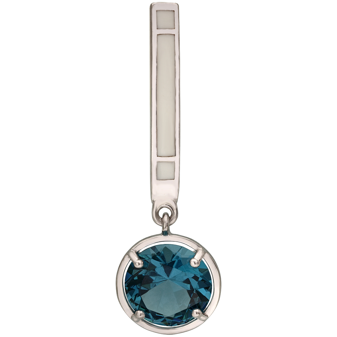 

Серебряная подвеска с фианитом и эмалью Tango Jewellery Company 160363А