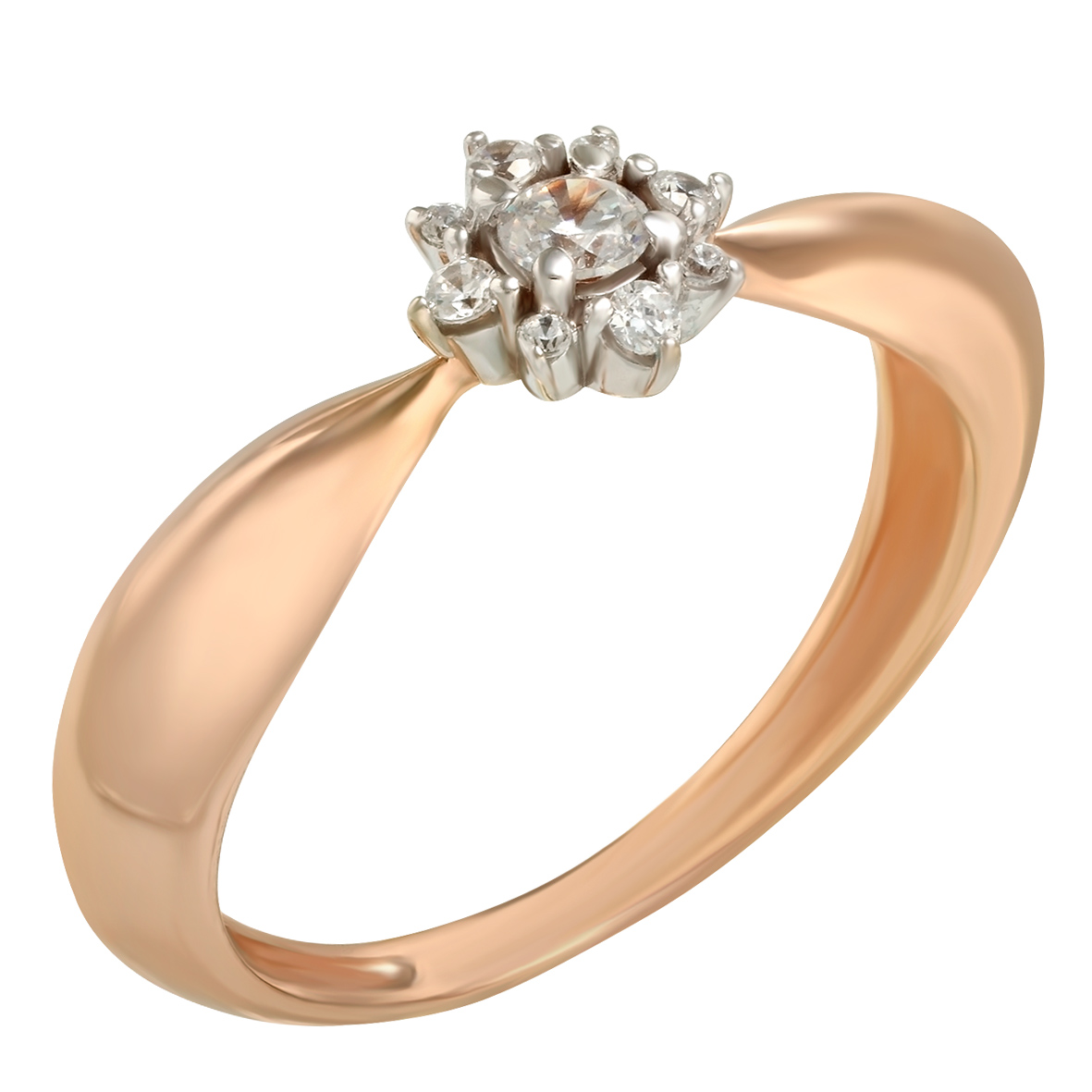 

Золотое кольцо с бриллиантами Tango Jewellery Company 750629 размер 18