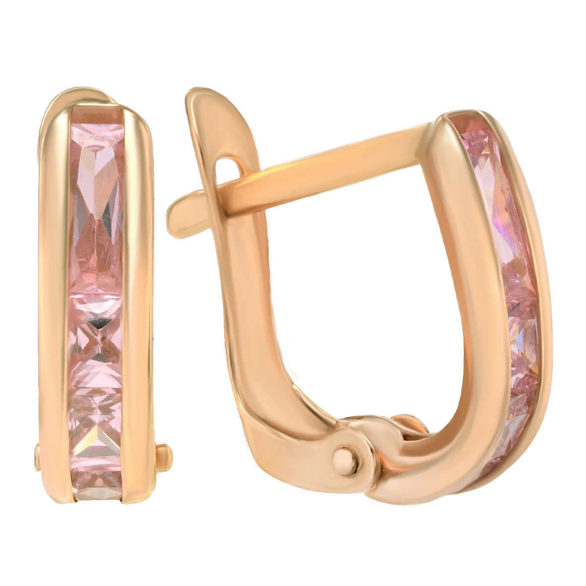 

Серьги из красного золота с фианитами Tango Jewellery Company 470362