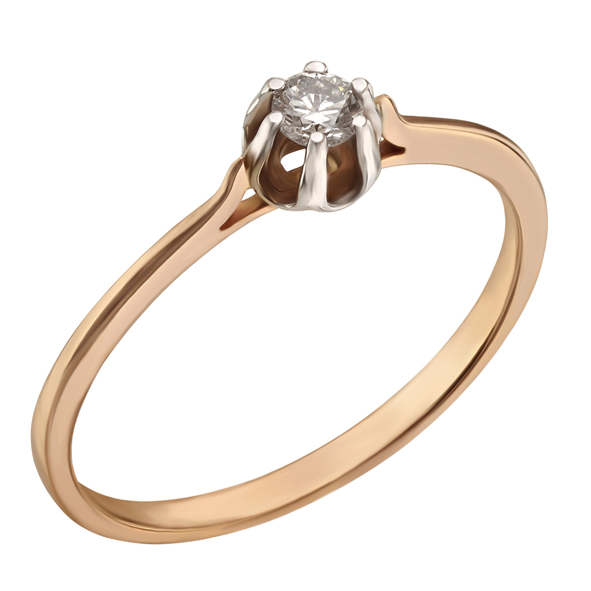 

Кольцо из красного золота с фианитом Tango Jewellery Company 330988 размер 17.5