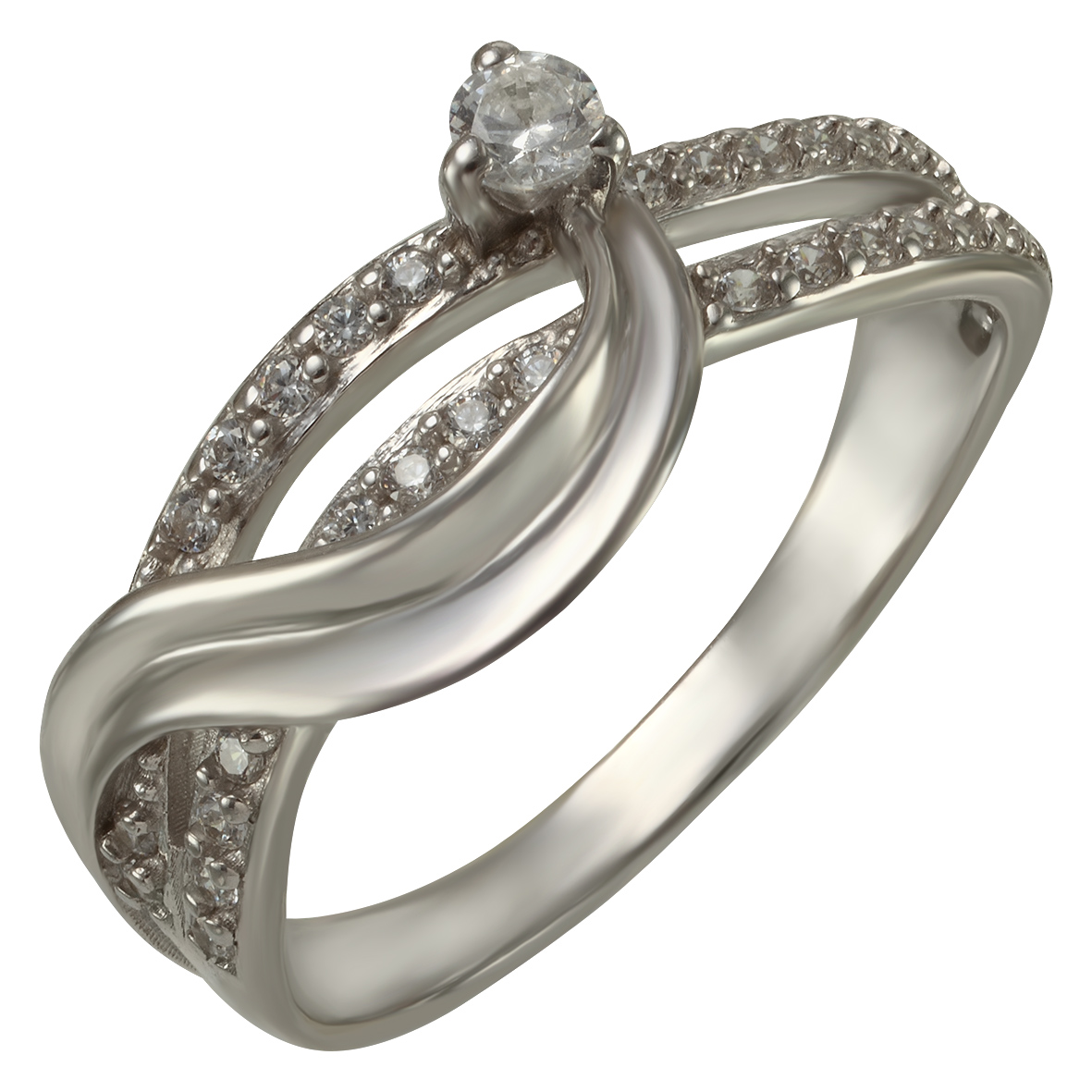 

Серебряное кольцо с фианитами Tango Jewellery Company 380116С размер 16