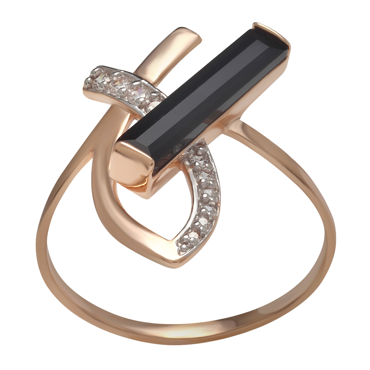 

Золотое кольцо с агатом и фианитами Tango Jewellery Company 369544 размер 16.5