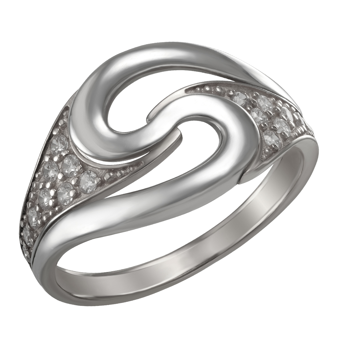 

Серебряное кольцо с фианитами Tango Jewellery Company 330296С размер 17