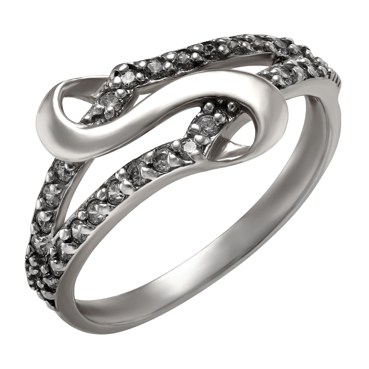

Серебряное кольцо с фианитами Tango Jewellery Company 320721С размер 17