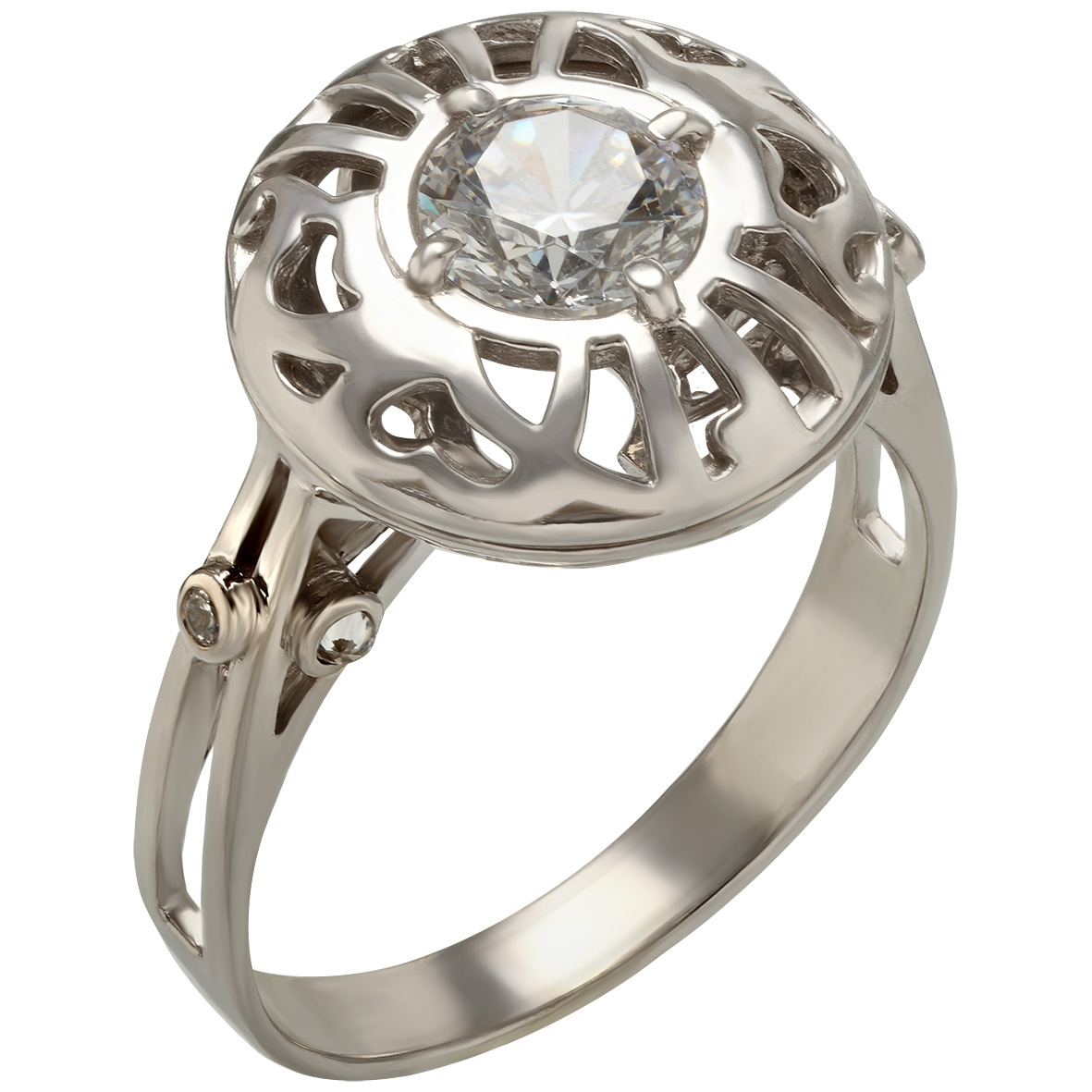 

Серебряное кольцо с фианитами Tango Jewellery Company 380074С размер 19
