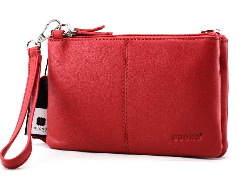 

Женская кожаная сумка cross-body Buono Leather (08-10974 red)