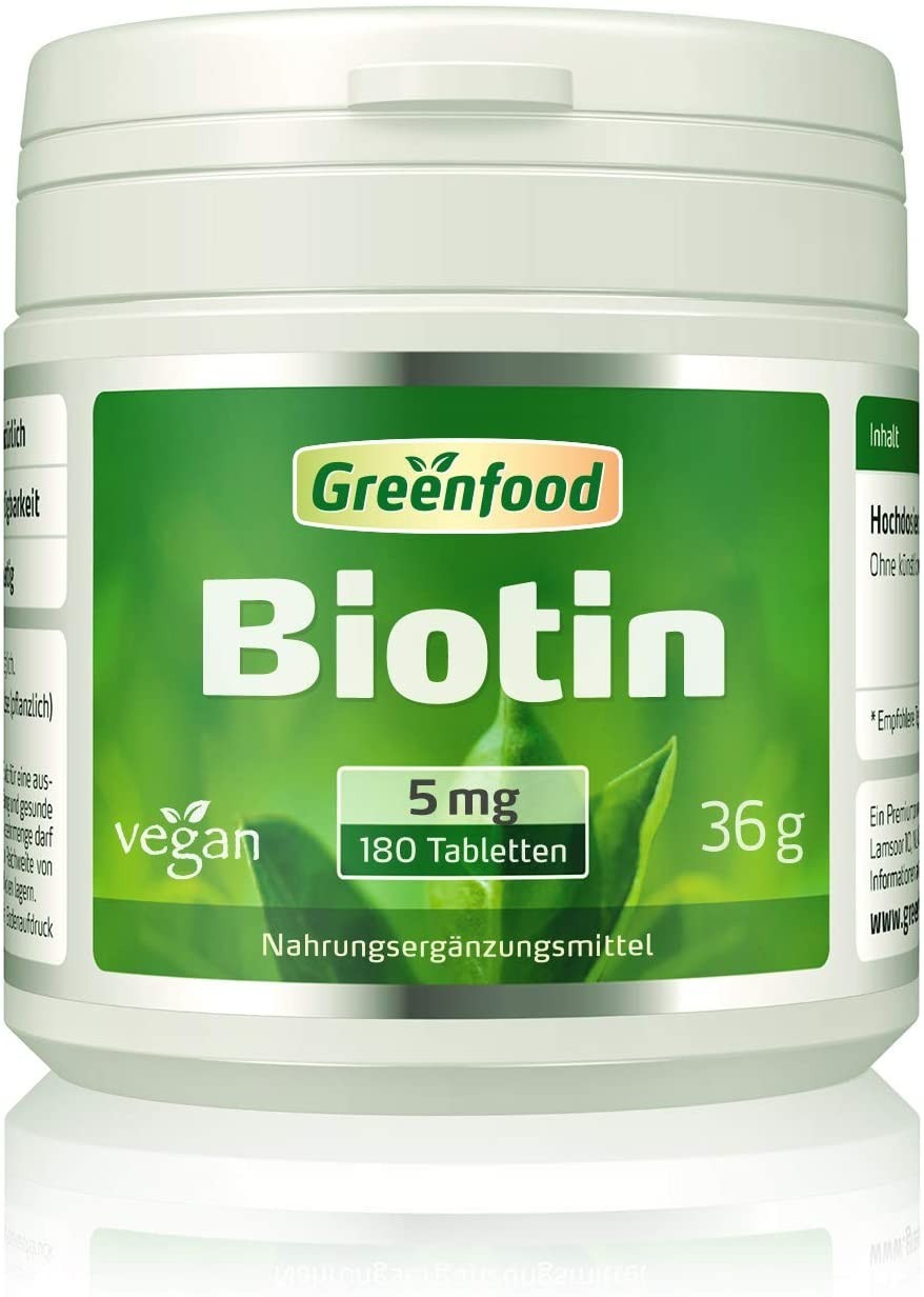 

Витамин Greenfood BIOTIN 5 мг 180 веган таблеток
