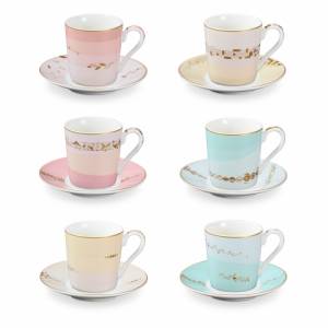 

Чашка для эспрессо myCOFFEE с блюдцем 6 шт. Romance 387717