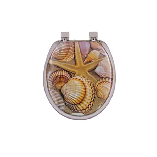 

Сидение Сиденье с крышкой для унитаза мягкое Vanna Lux цвет серый с рисунком (AN005517)