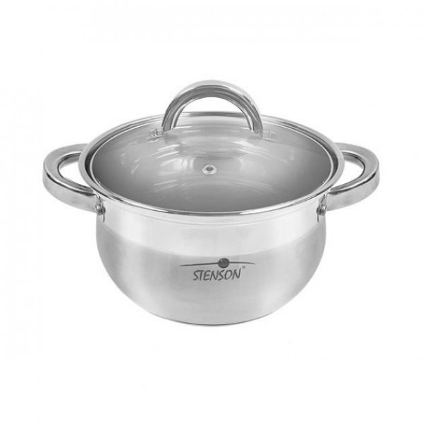 

Кастрюля Stenson Belly с крышкой D18см, 2.6л