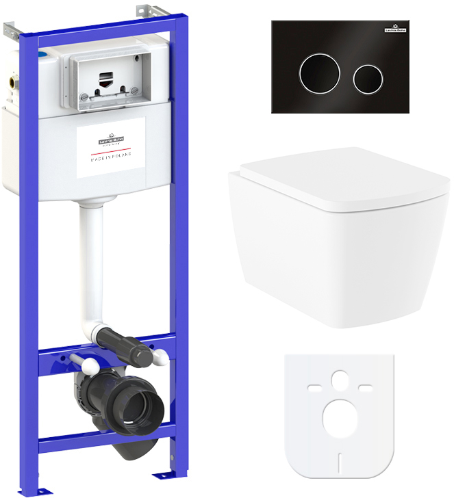 

Инсталляция LAVINIA BOHO Relfix c унитазом Aveo Rimless c cиденьем Soft Close и панелью смыва 77040128