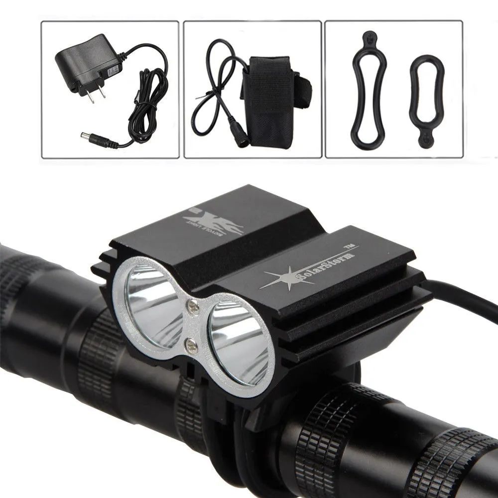 

Велофара Bike Light X2 Solarstorm XML T6