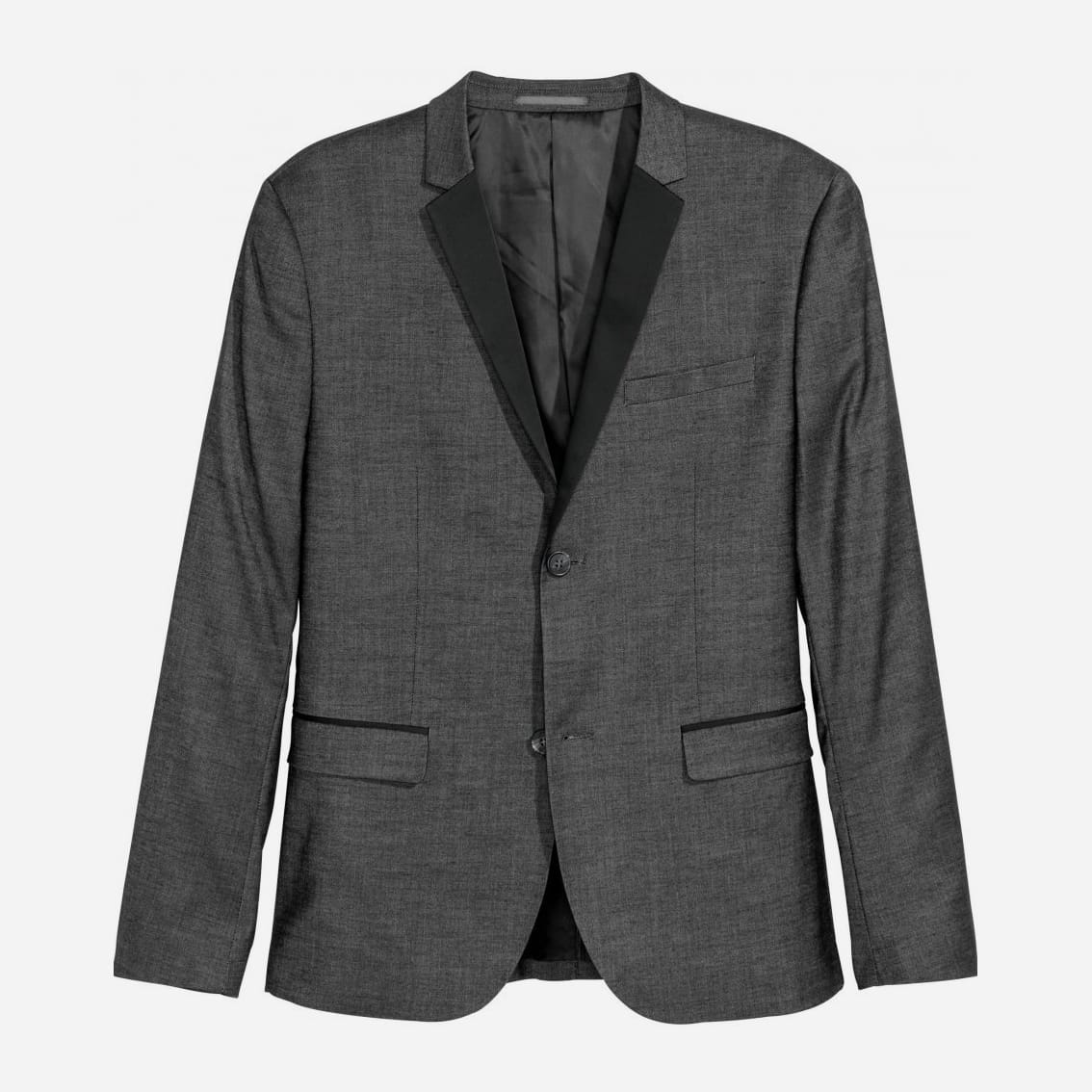 

Пиджак H&M 0593773-6  Темно-серый, Пиджак H&M 0593773-6 52 Темно-серый