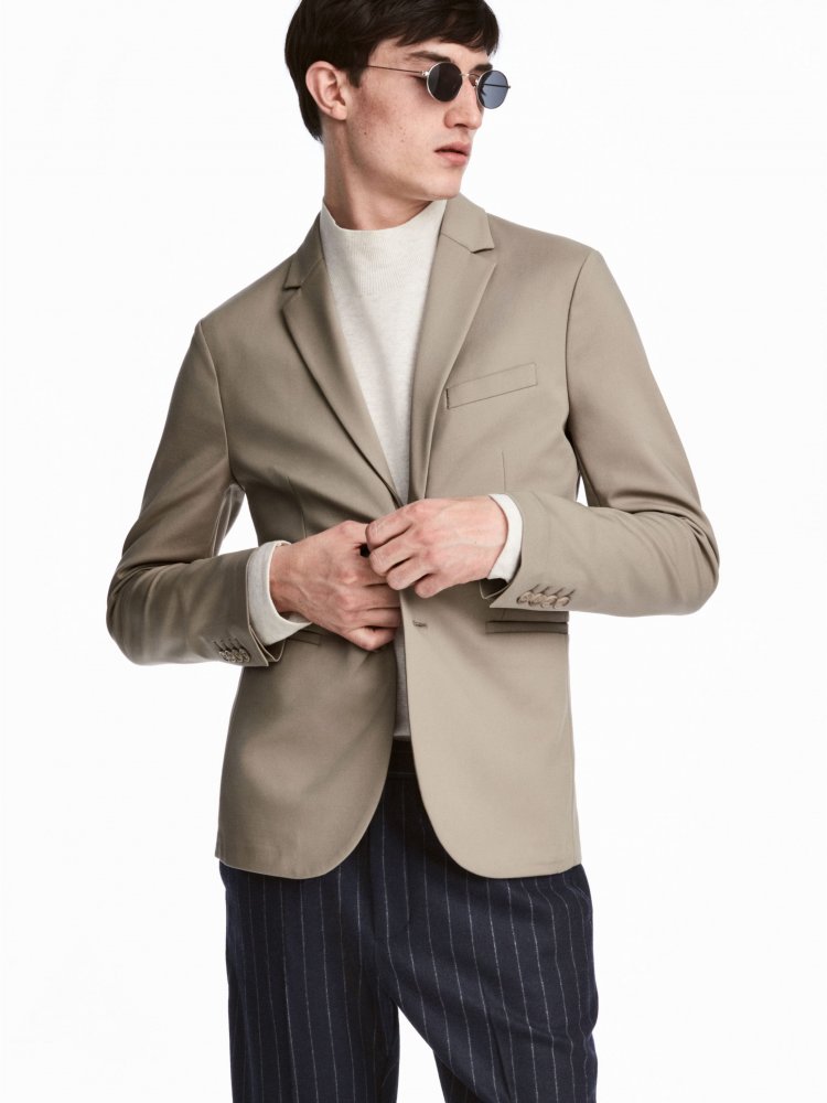 

Пиджак H&M 4976706-ACTQ 50 Бежевый