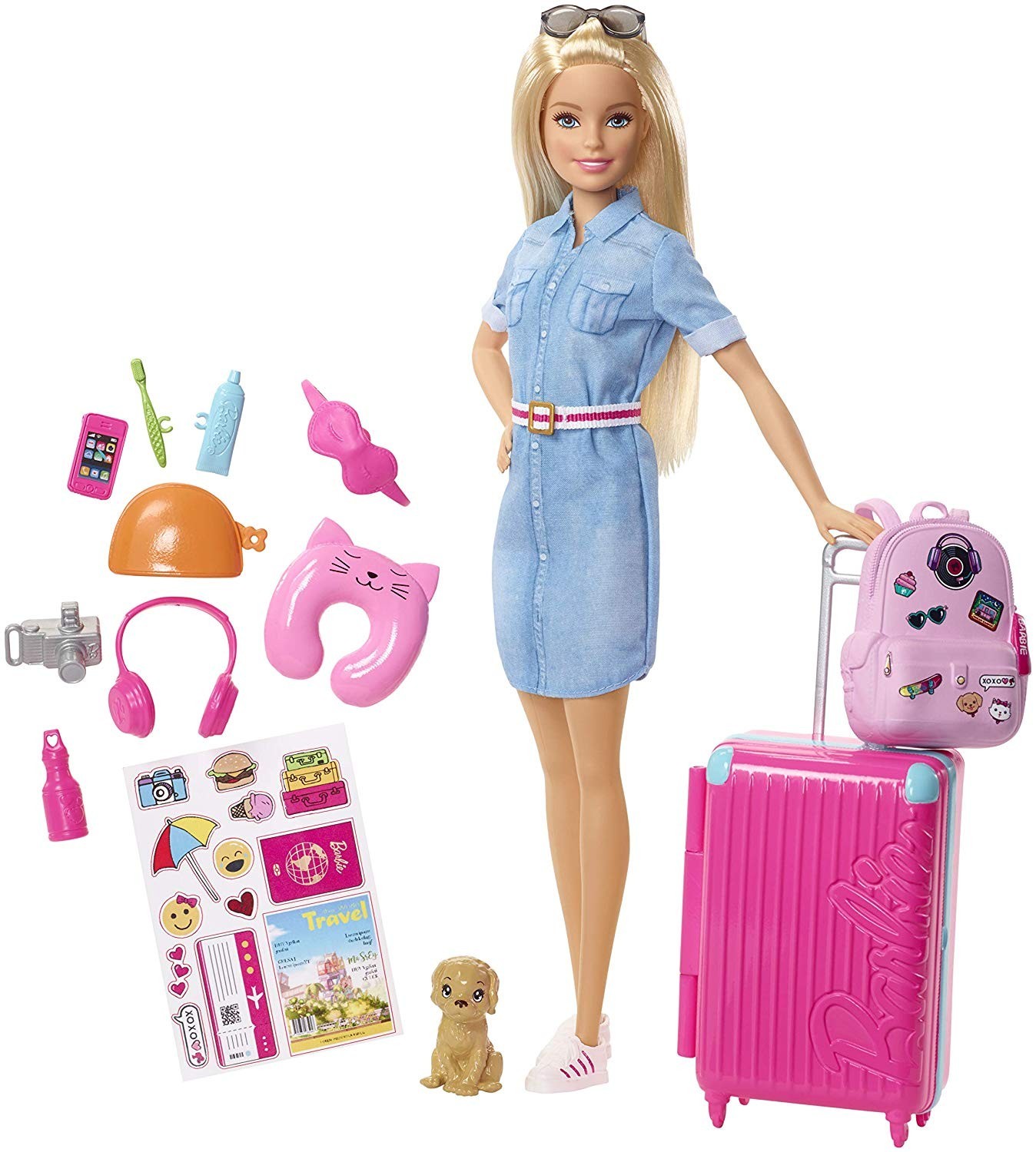 

Кукла Barbie Travel Барби Путешественница блондинка