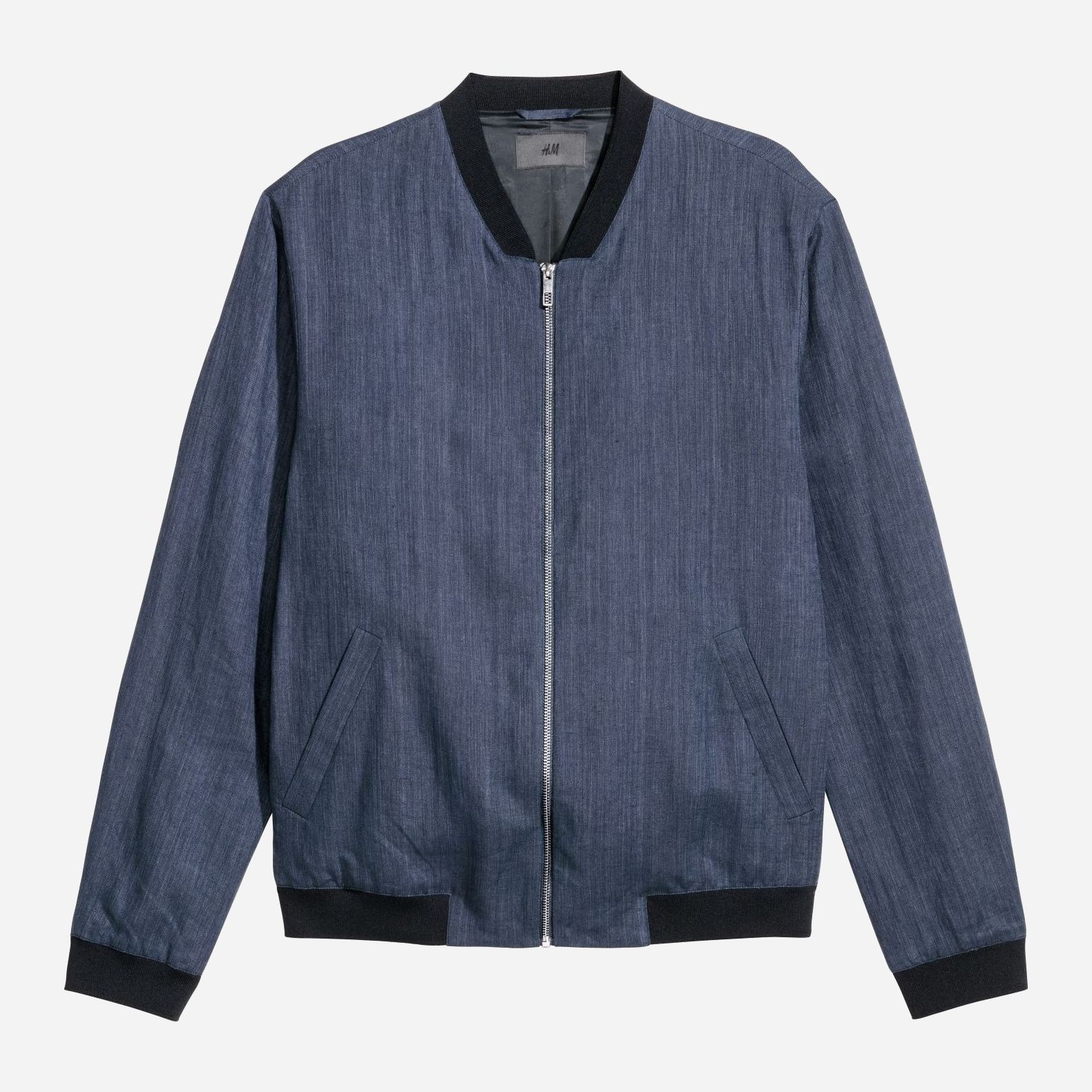 

Бомбер H&M 407-5721576  Темно-синий, Бомбер H&M 407-5721576 56 Темно-синий