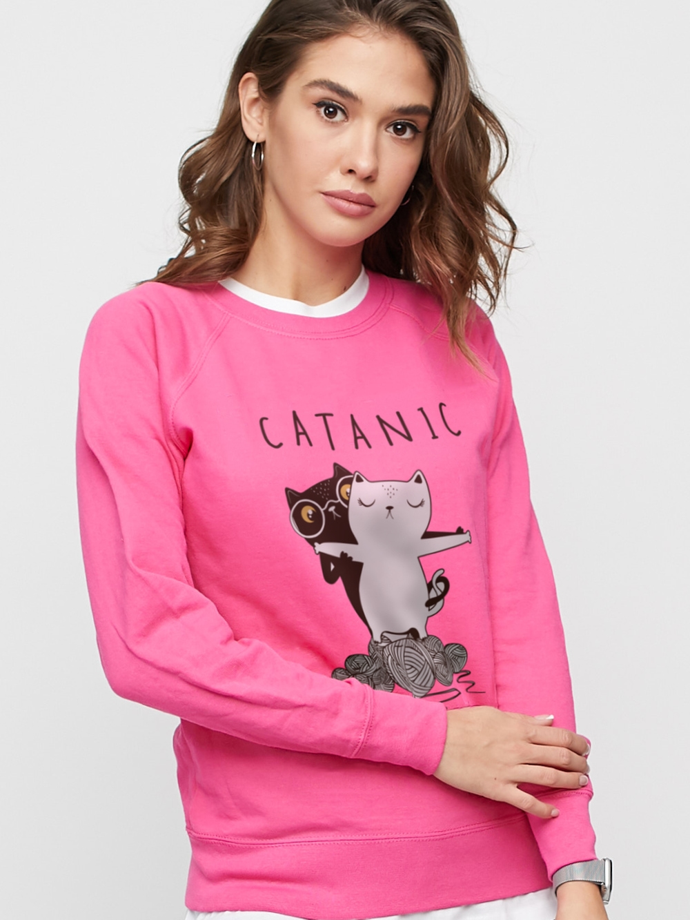 

Свитшот YAPPI SWP1116  Розовый, Свитшот YAPPI SWP1116 L Розовый