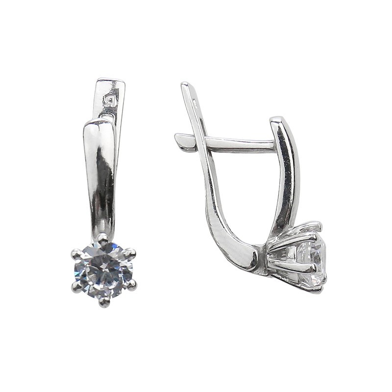 

Серьги из серебра 2707/9р-CZ-10