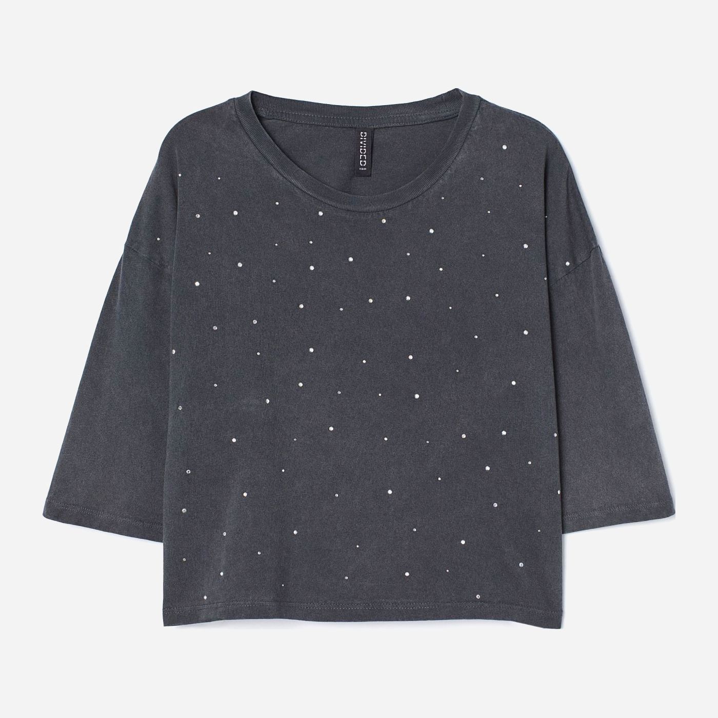 

Футболка H&M 1211-8780031  Темно-серая, Футболка H&M 1211-8780031 XXS Темно-серая