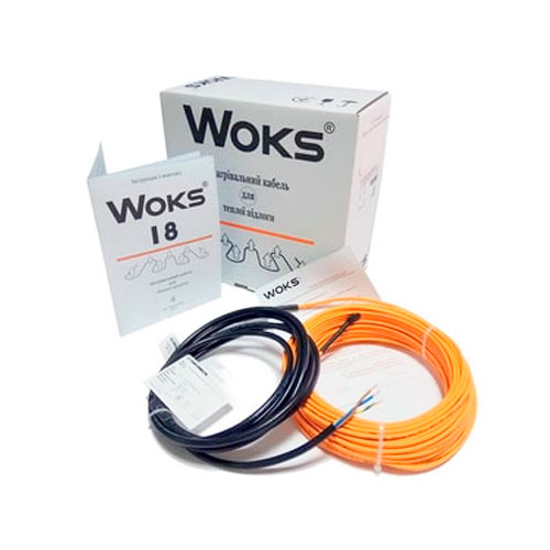 

Теплый пол Woks нагревательный кабель под плитку Woks 18 2190 Вт