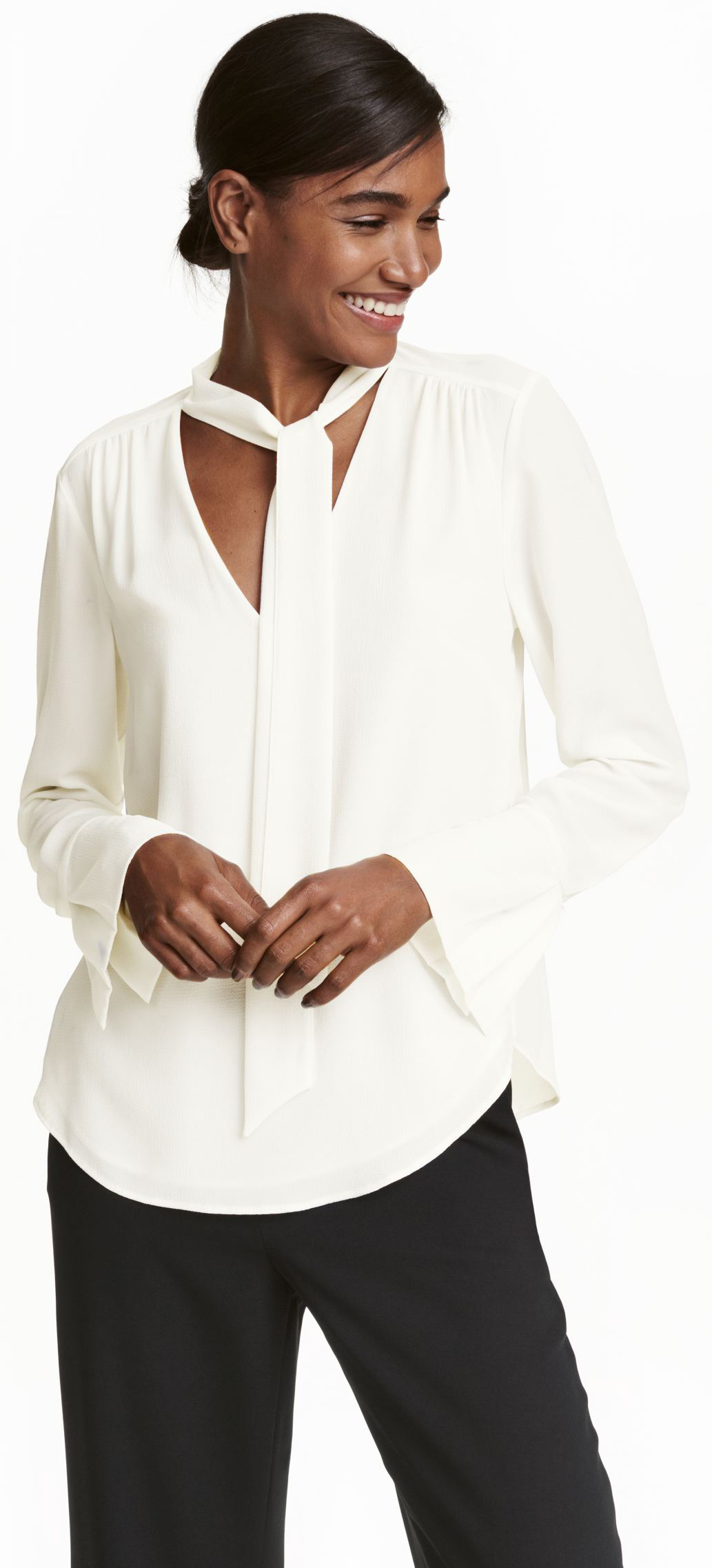 

Блузка H&M 4421914 40 Молочная