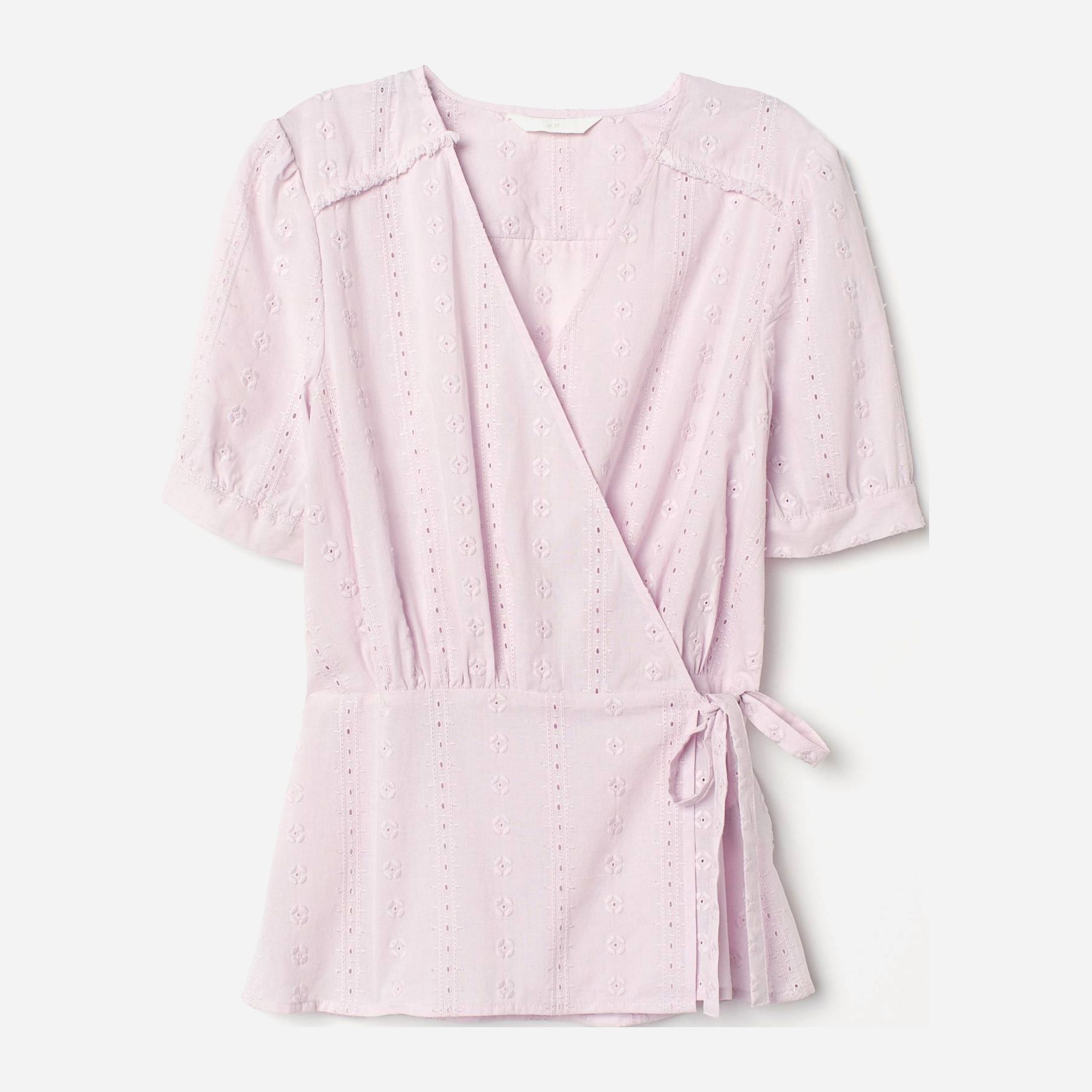 

Блузка H&M 1612-7192609  Светло-сиреневая, Блузка H&M 1612-7192609 36 Светло-сиреневая