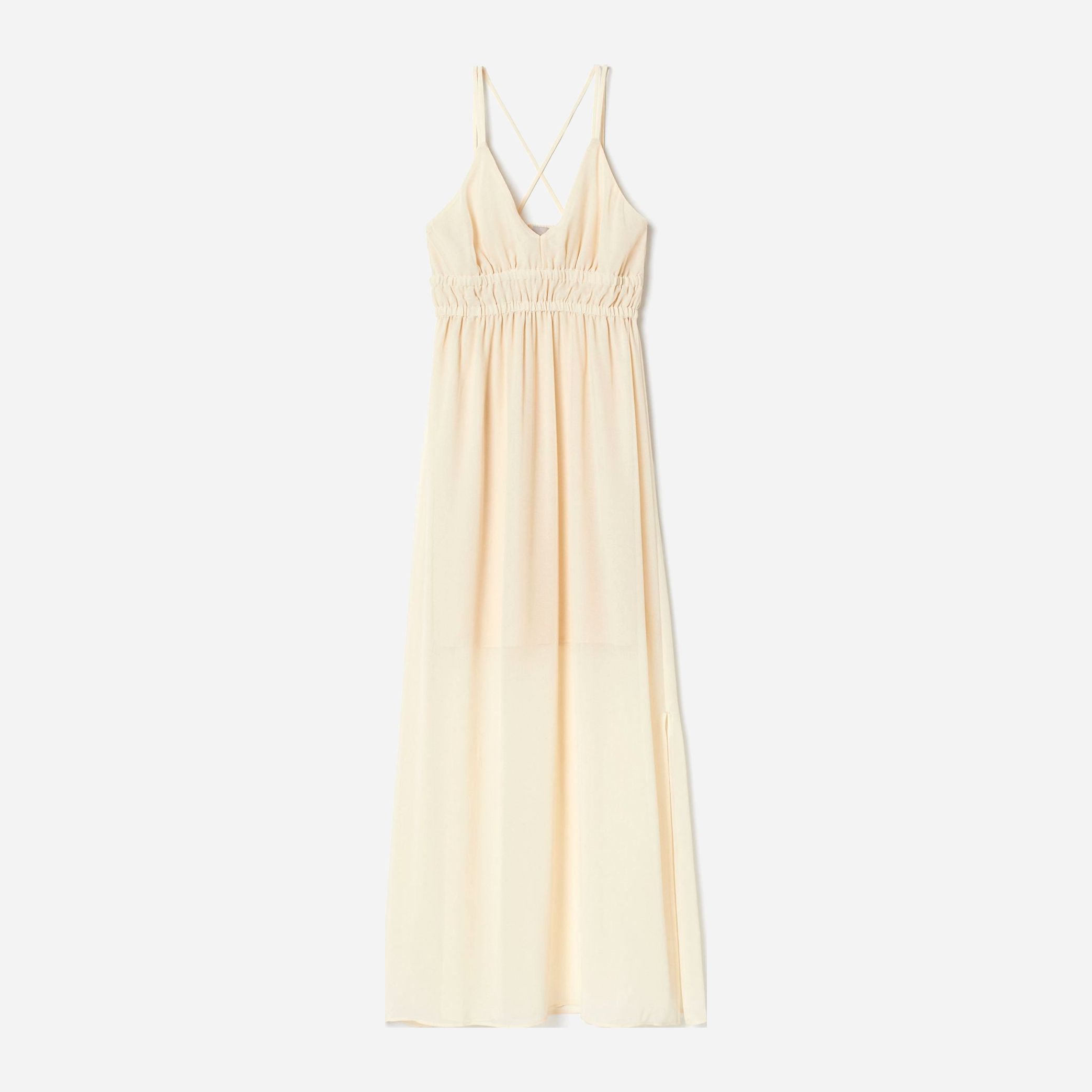 

Платье H&M 1811-788247  Кремовое, Платье H&M 1811-788247 38 Кремовое