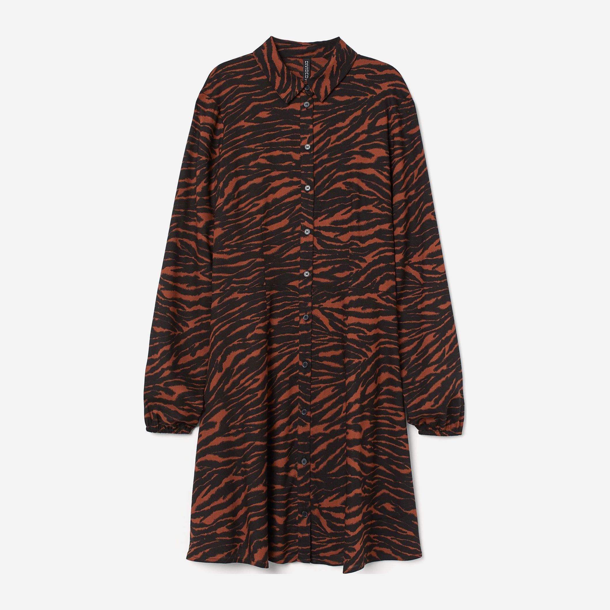 

Платье H&M 2707-7146200 38 Темно-коричневое
