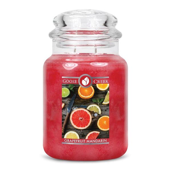 

Ароматическая двухфитильная свечка Goose Creek Grapefruit Mandarin 150 часов