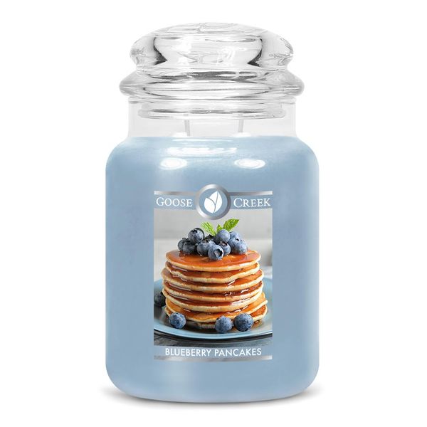 

Ароматическая двухфитильная свечка Goose Creek Blueberry Pancakes 150 часов