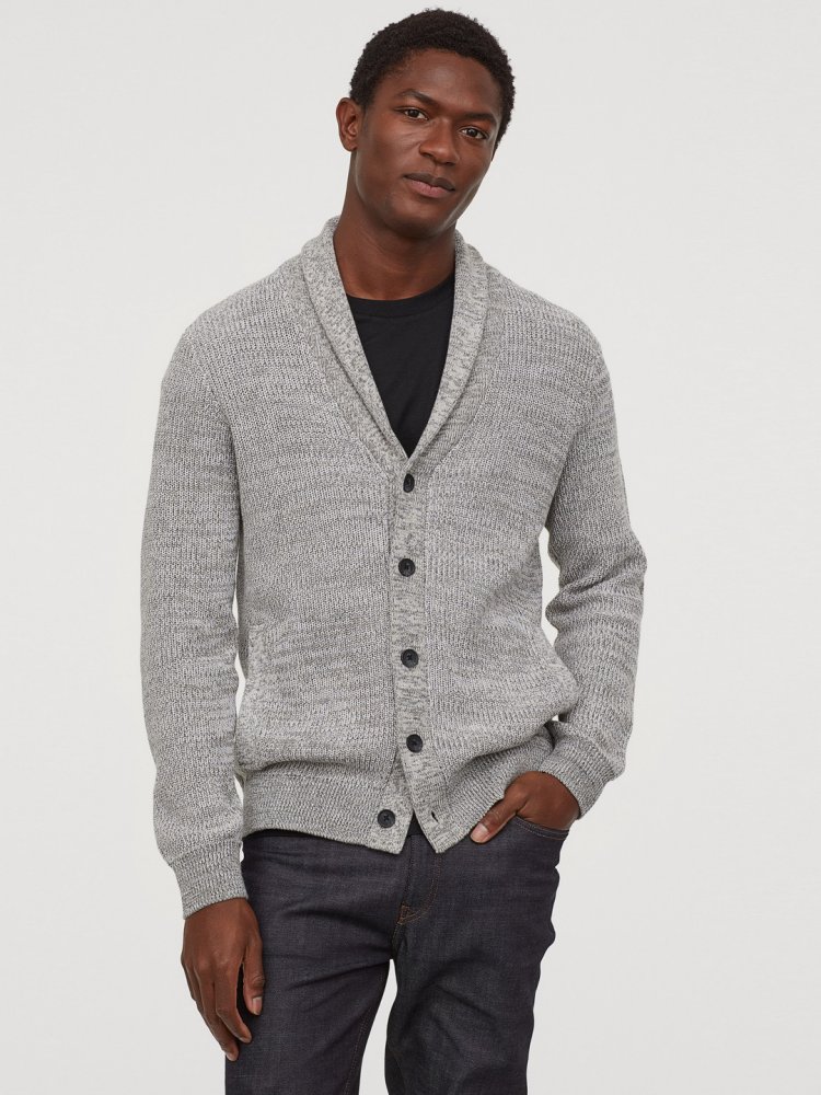 

Кардиган H&M 0784626-0  Серый, Кардиган H&M 0784626-0 XL Серый