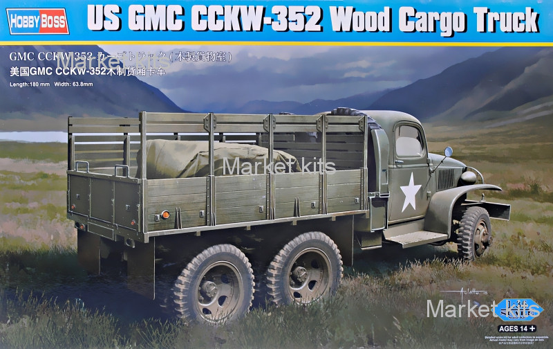

Грузовой автомобиль GMC CCKW-352 1:35 Hobby Boss (HB83832)